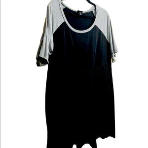 Black and grey babydoll dress from Torrid size 3